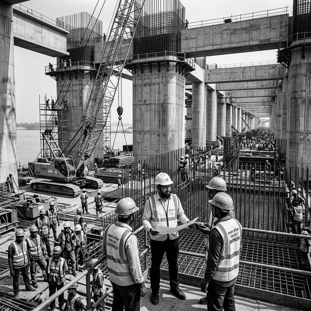 Industrial Construction Site
